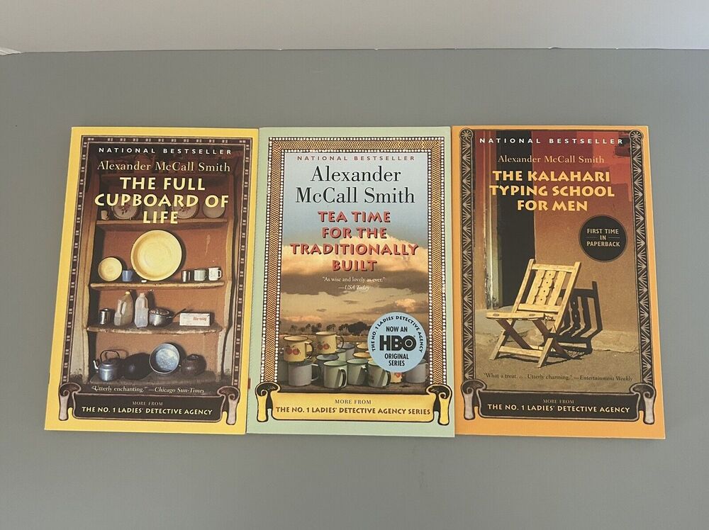No. 1 Ladies Detective Agency by Alexander McCall Smith Paperback Book Lot of 3